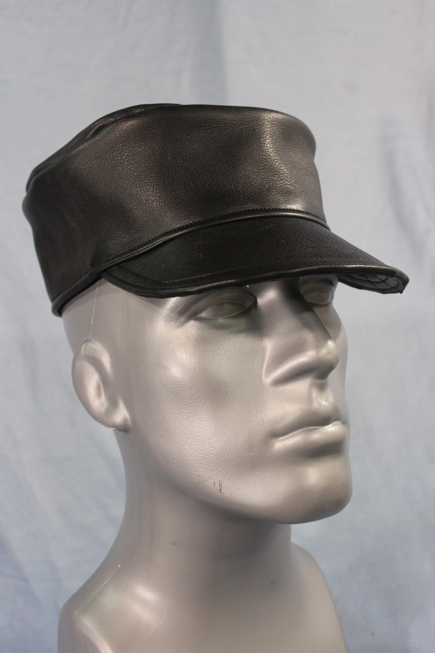 Leather Painter's Cap