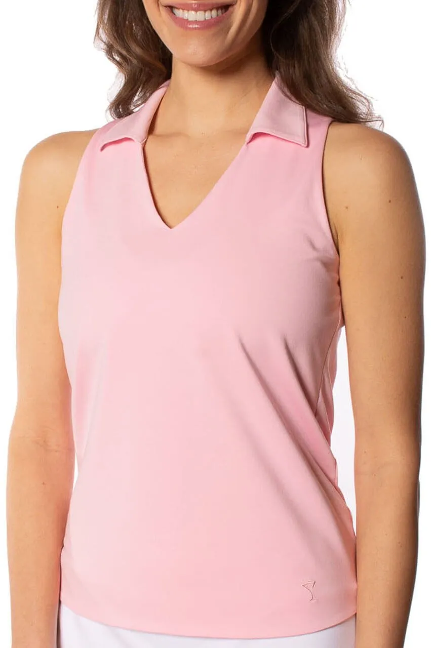 Light Pink Sleeveless Lisa Sport Polo