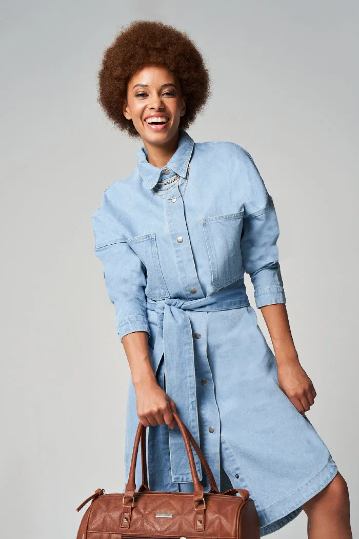 Long Denim Dress