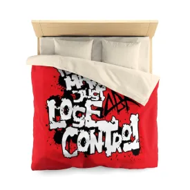 Loose ContrMicrofiber Duvet Cover