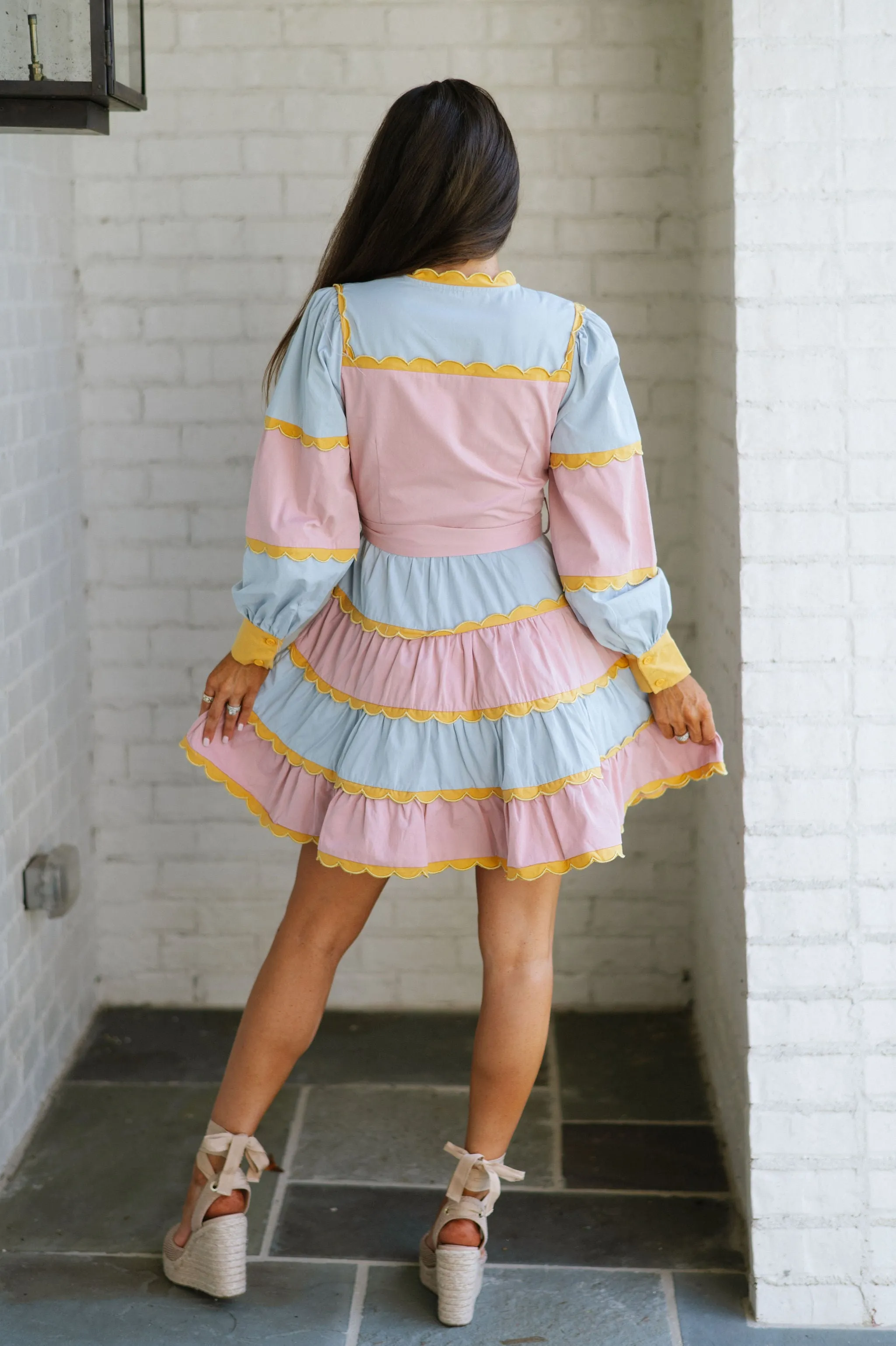 Maisy Multi Tiered Tie Dress