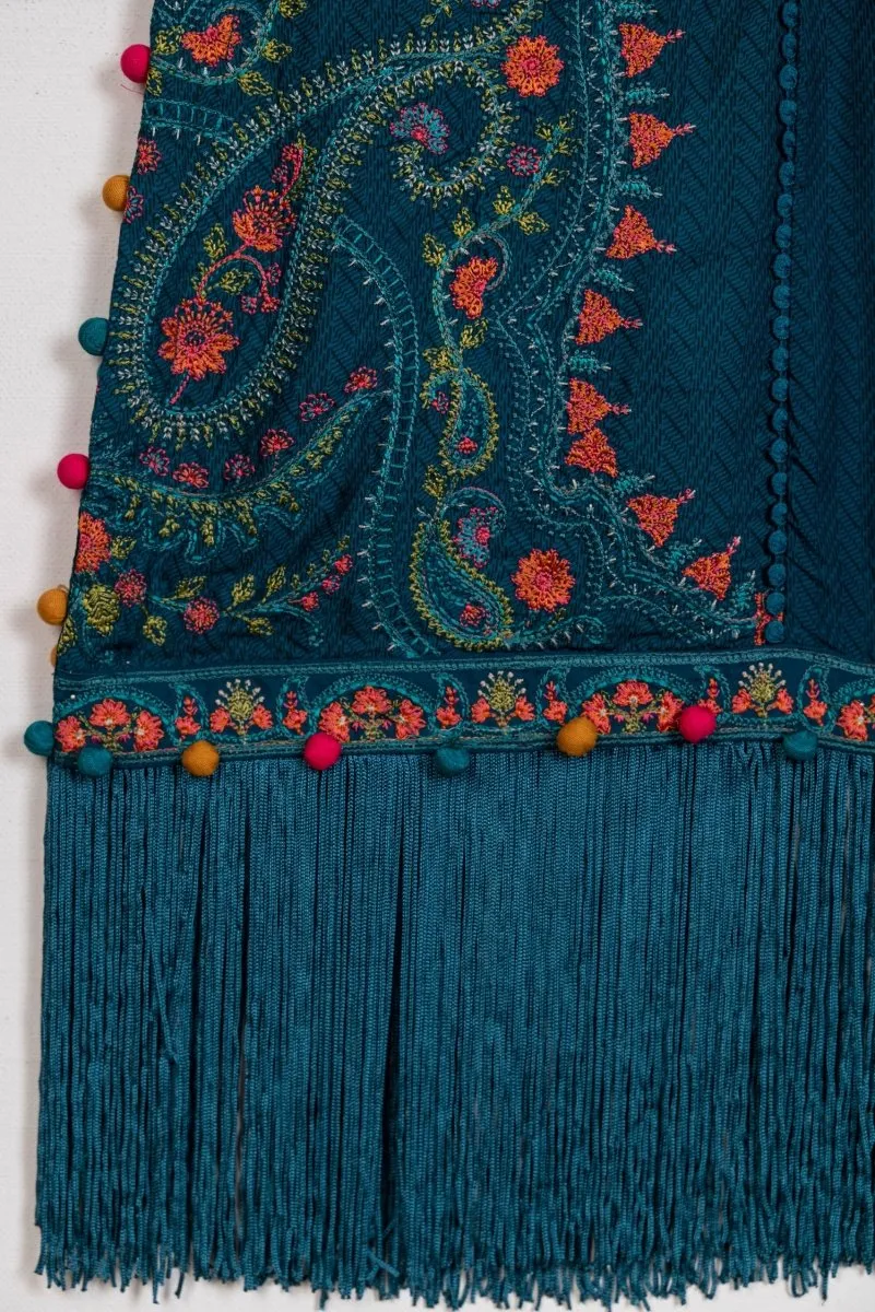 Maria B Linen Pakistani Suit DL-1009-Blue MAR130