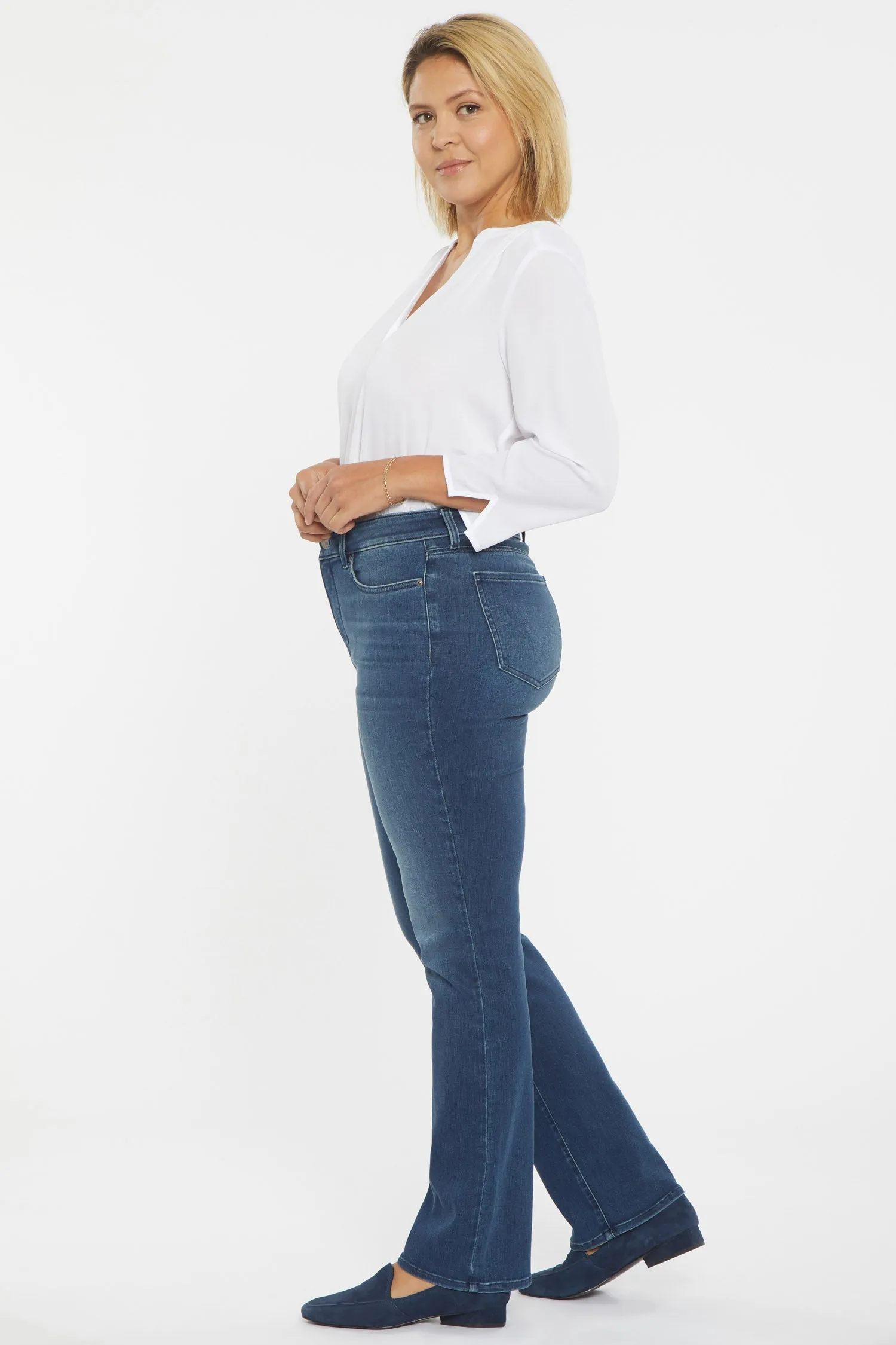 Marilyn Straight Jeans In Plus Size - Saybrook