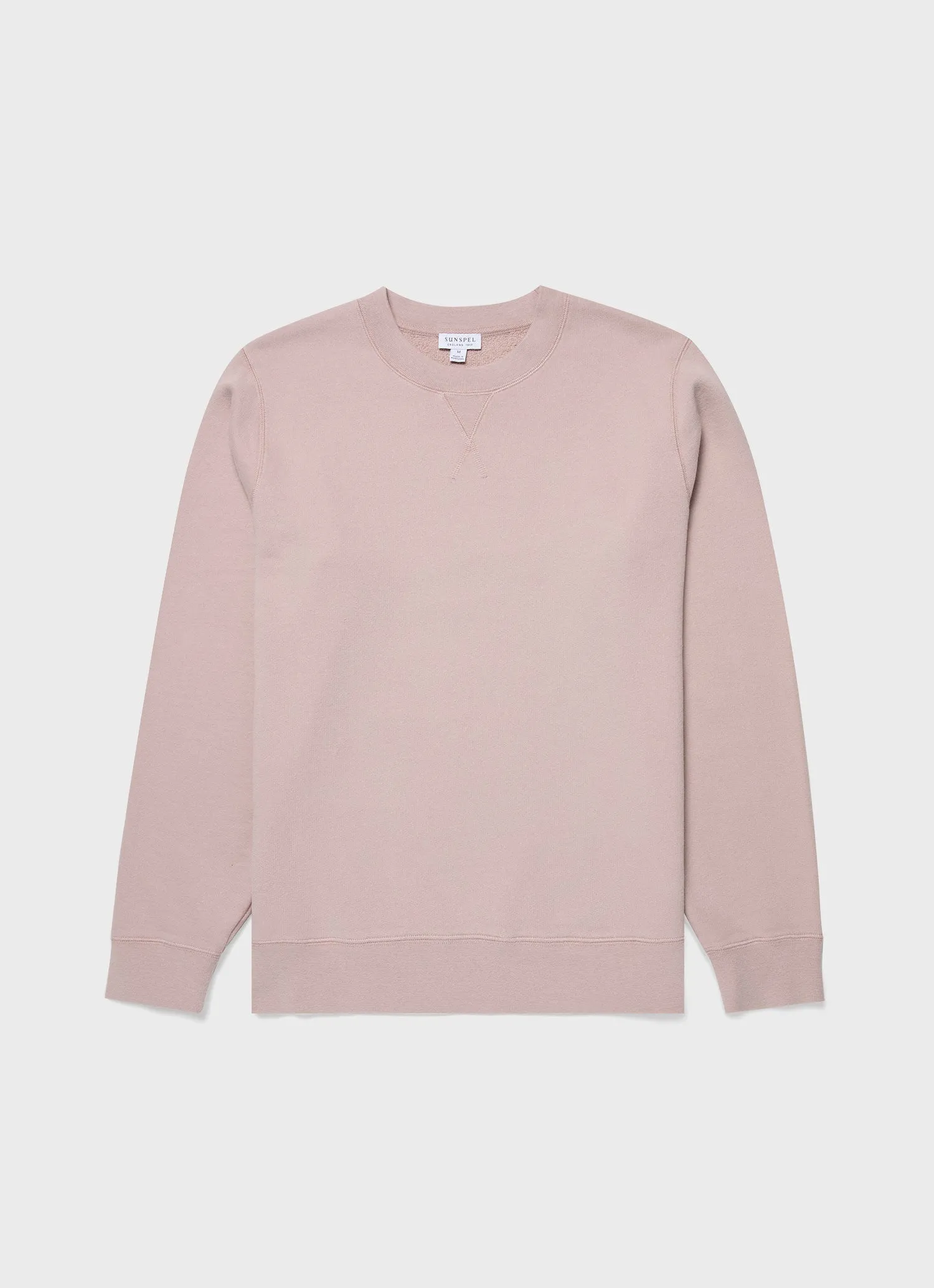 Men's Loopback Sweatshirt in Pale Pink