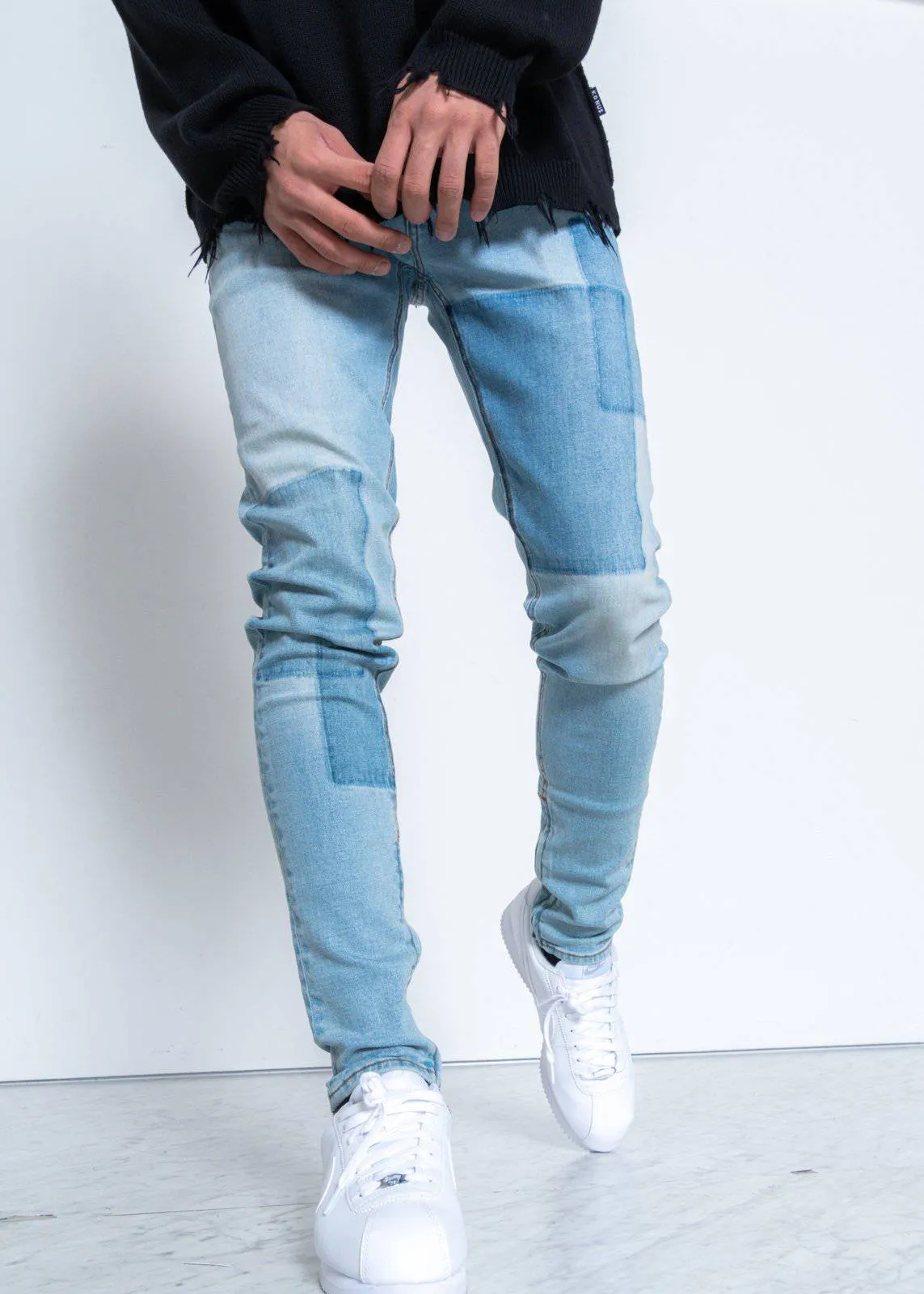 Men's Shadow Patch Denim