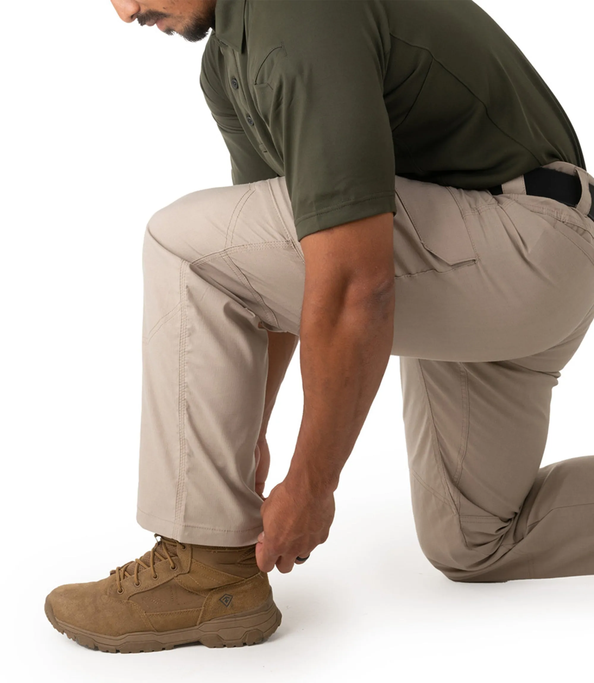 Mens V2 Tactical Pants - Enhanced Durability, Khaki Color