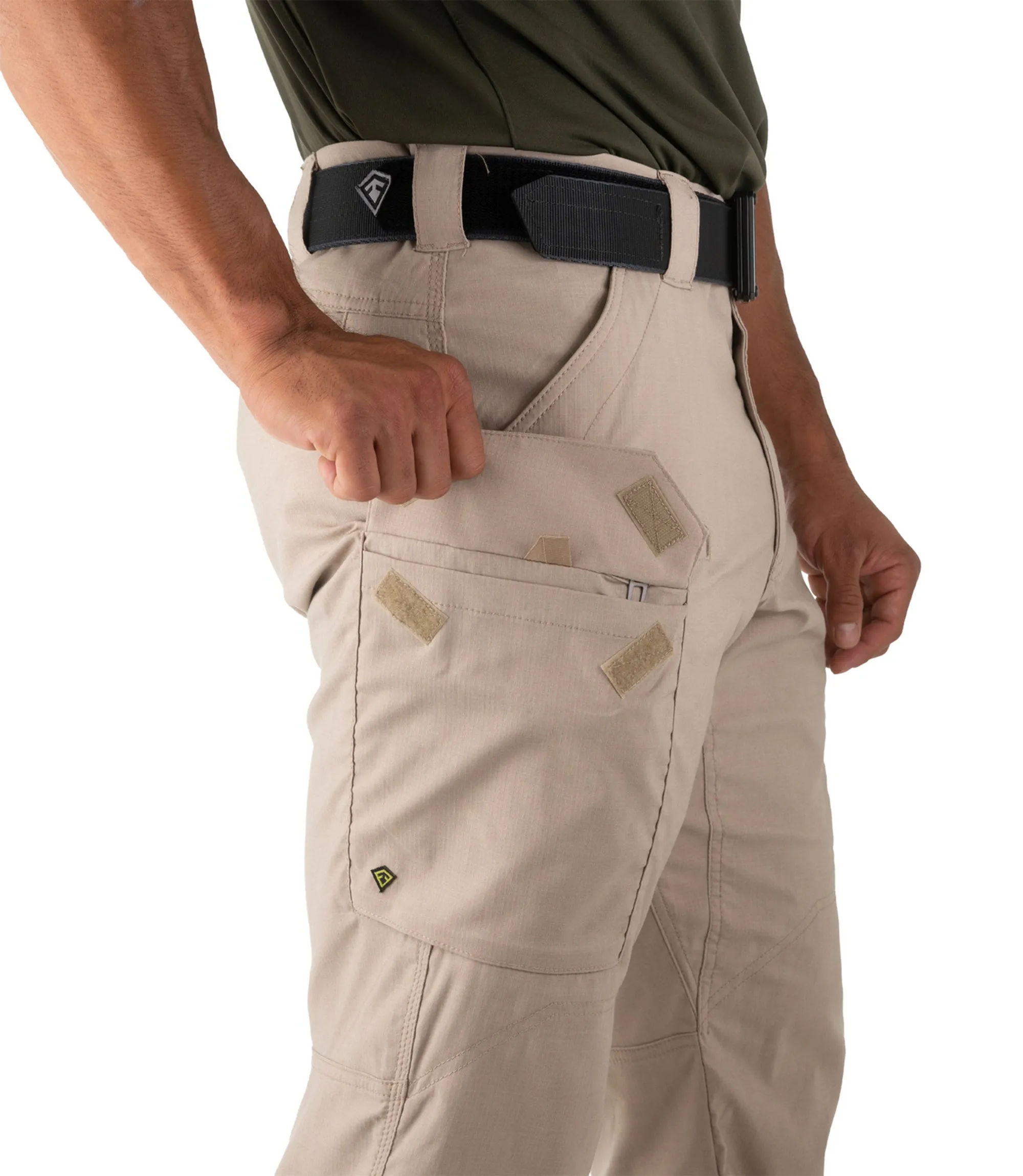 Mens V2 Tactical Pants - Enhanced Durability, Khaki Color