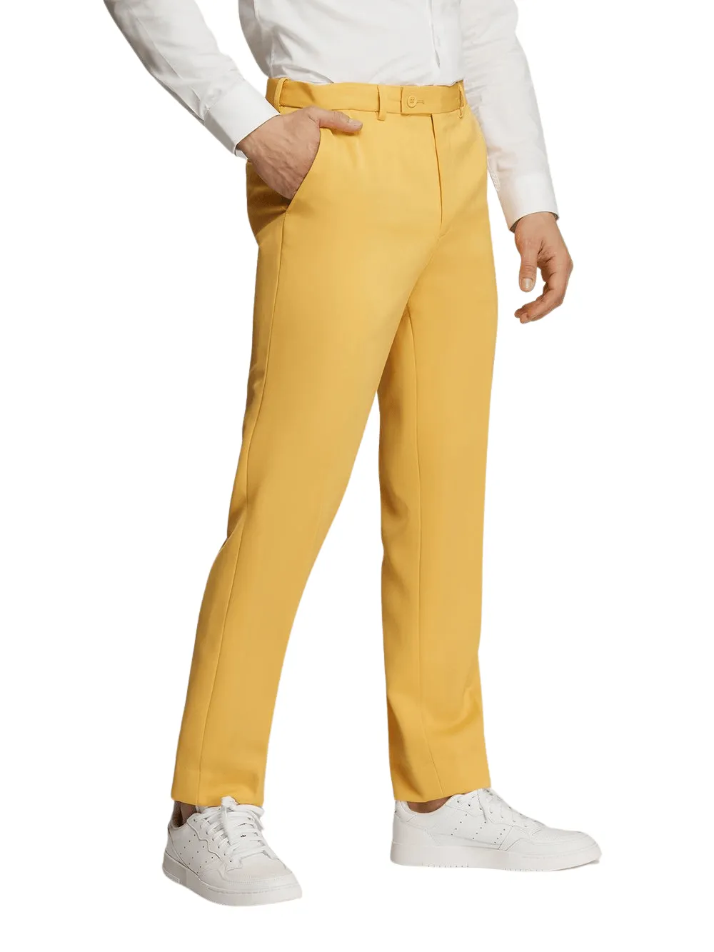 Microfiber Yellow Suit