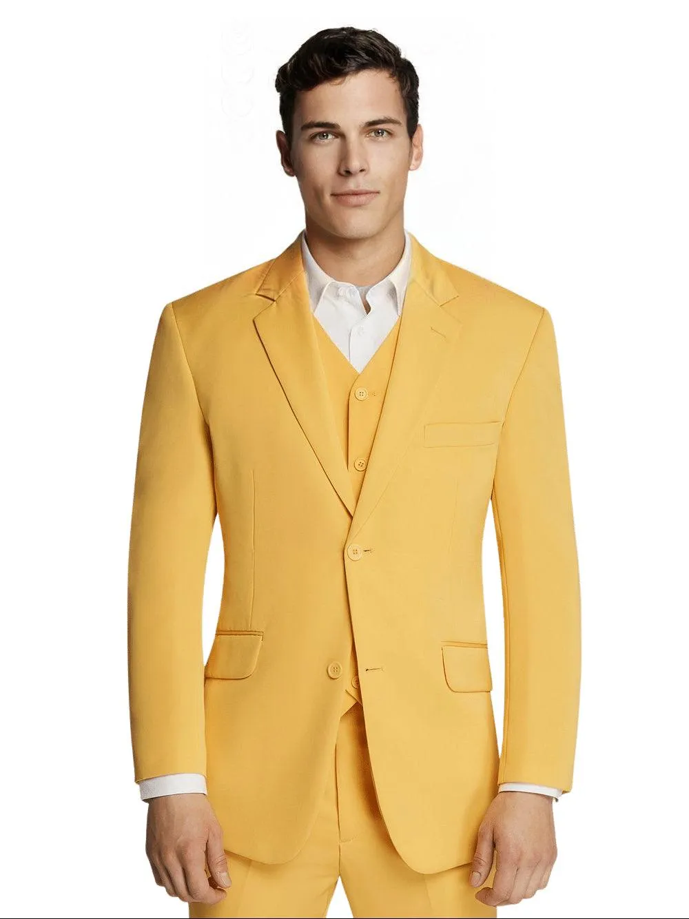 Microfiber Yellow Suit