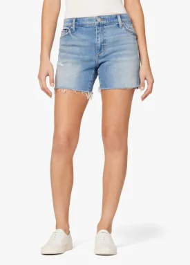 MID RISE DENIM SHORT