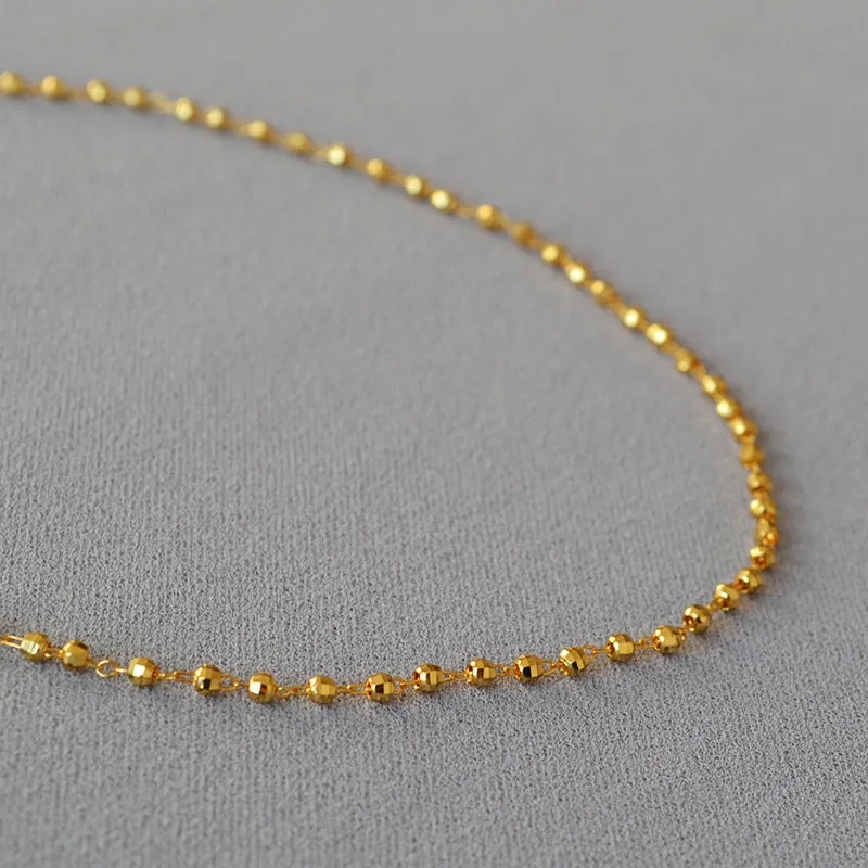 Mini Gold Ball Necklace