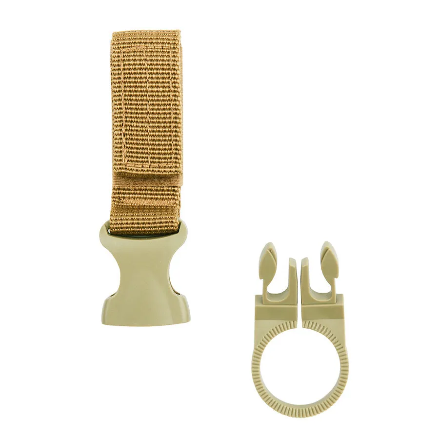 Molle Water Bottle Ring 2-pack Khaki