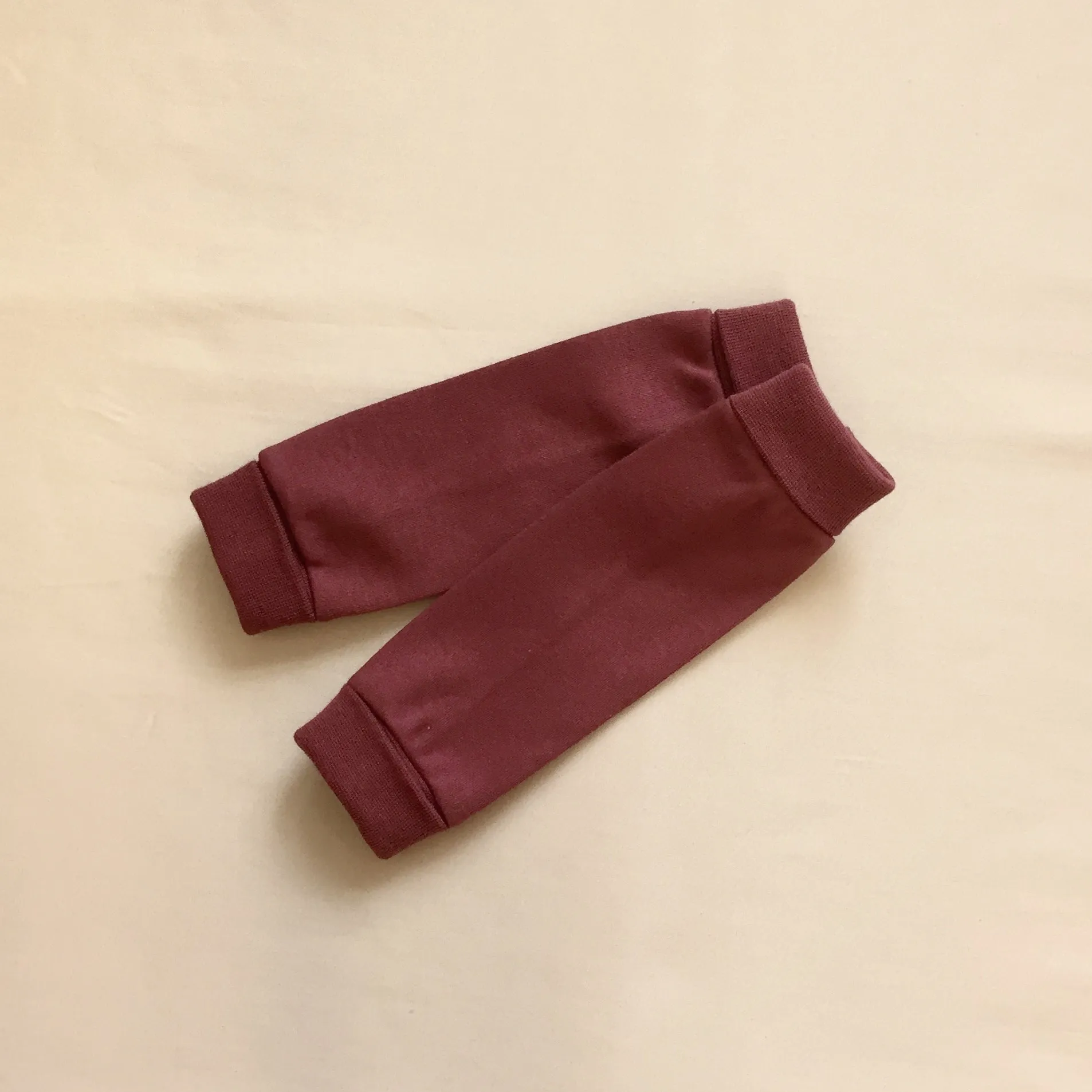 NICU Friendly Leg Warmers Solid Crushed Berry