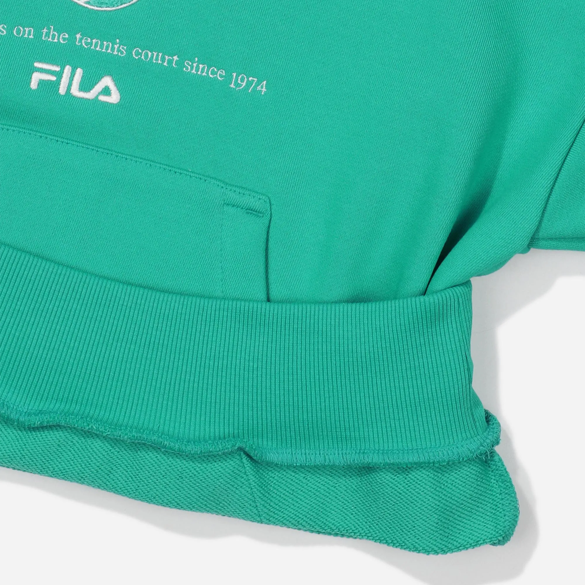 Áo Hoodie Nữ Fila Lady Tennis Life Hoodie - Xanh Lá