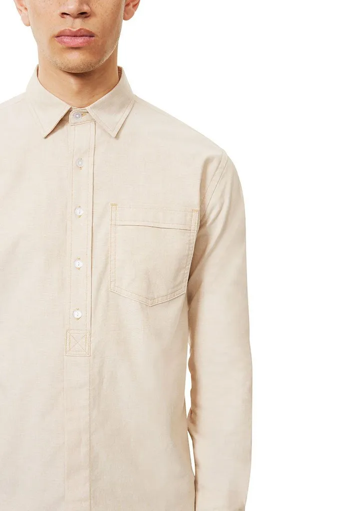 Placket Shirt - Tan