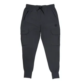 Pro Series Long Cuff Cargo Performance Youth Joggers - Gray