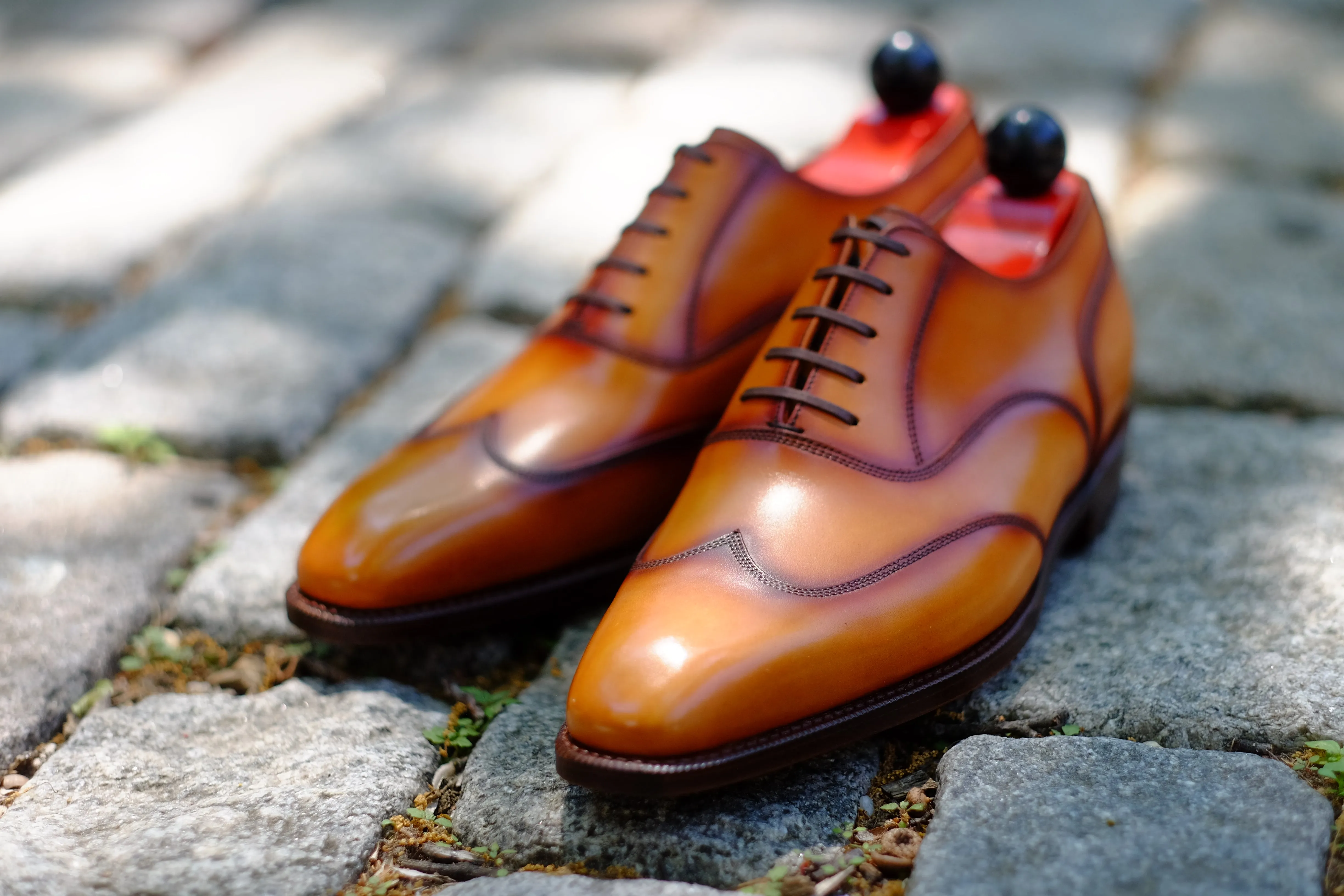 Pullman - MTO - Burnished Golden Tan Calf - LPB Last - Single Leather Sole