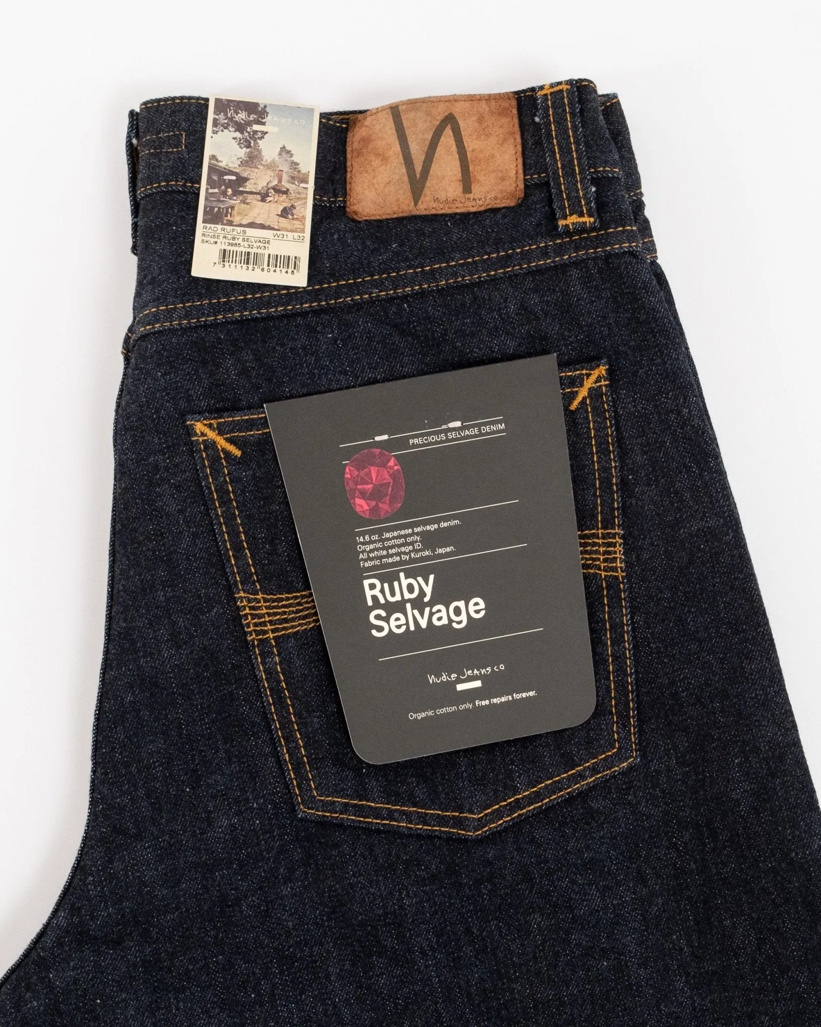 Rad Rufus Rinse Ruby Selvage