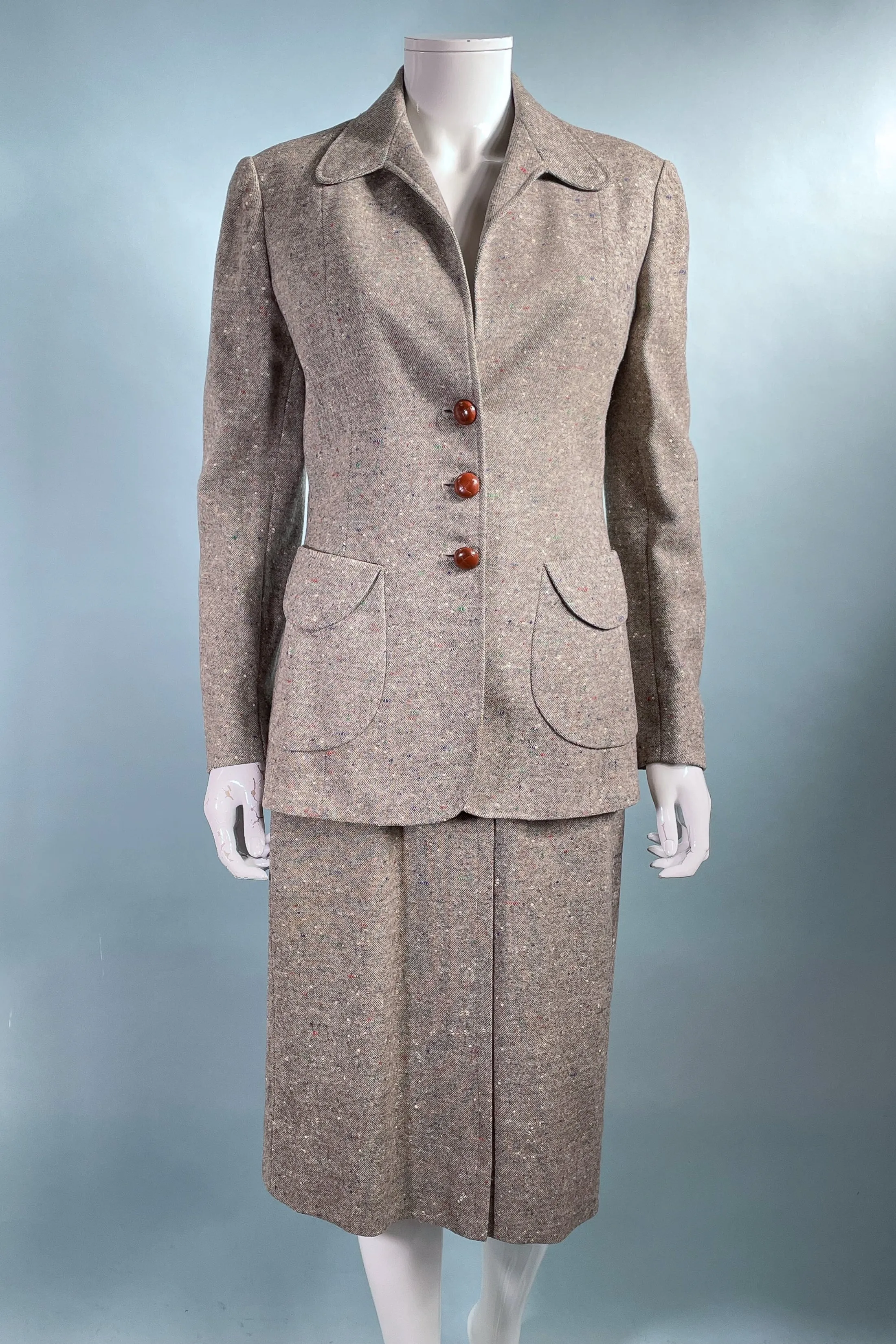 Rosenblum Vintage 50s Wool Tweed Womens Suit XS/S