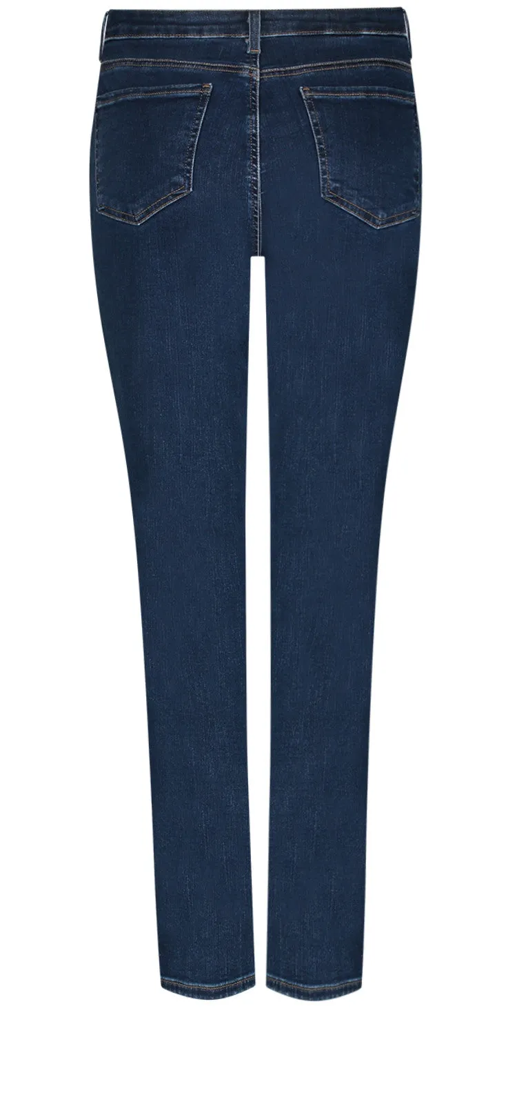 Sheri Slim Jeans Mediumblauw Premium Denim | Quinn