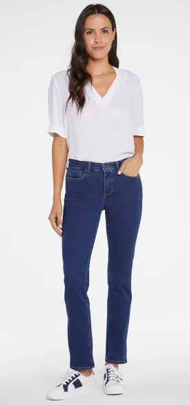 Sheri Slim Jeans Mediumblauw Premium Denim | Quinn