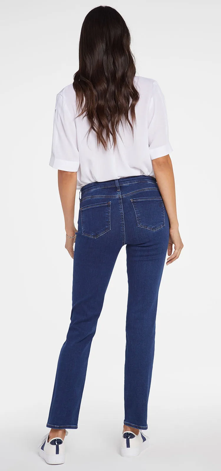 Sheri Slim Jeans Mediumblauw Premium Denim | Quinn