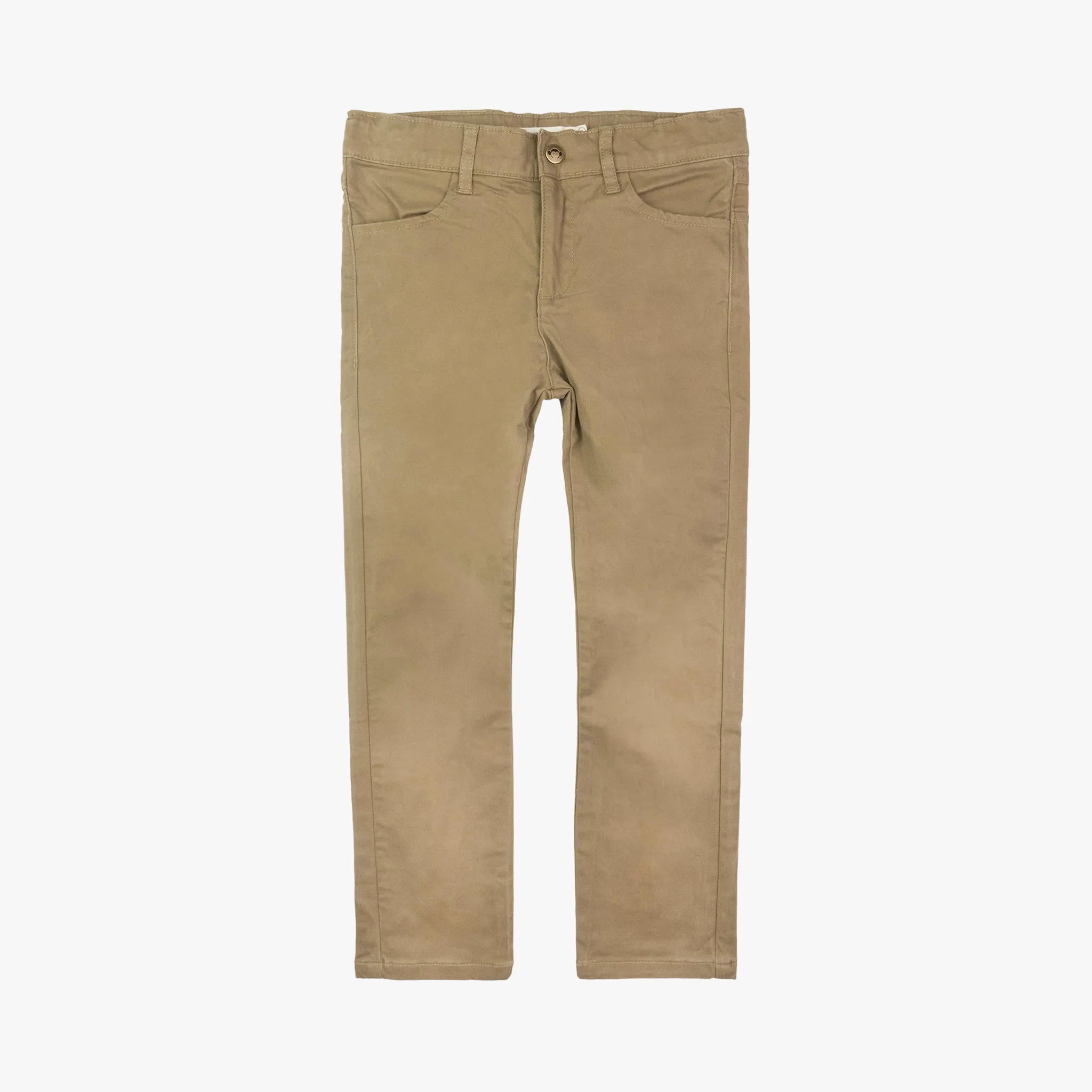 Slim Chino Pants | Beige Khaki