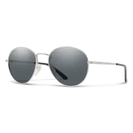 Smith Prep Silver Frame Sunglasses w/ & Polarized Gray Lens