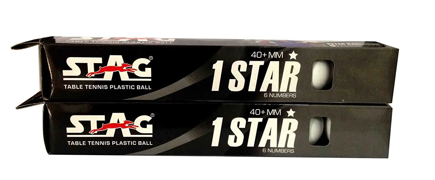 Stag 1 Star Plastic Table Tennis TT Ball