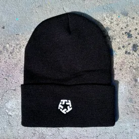 T Star Cuffed Beanie (black)