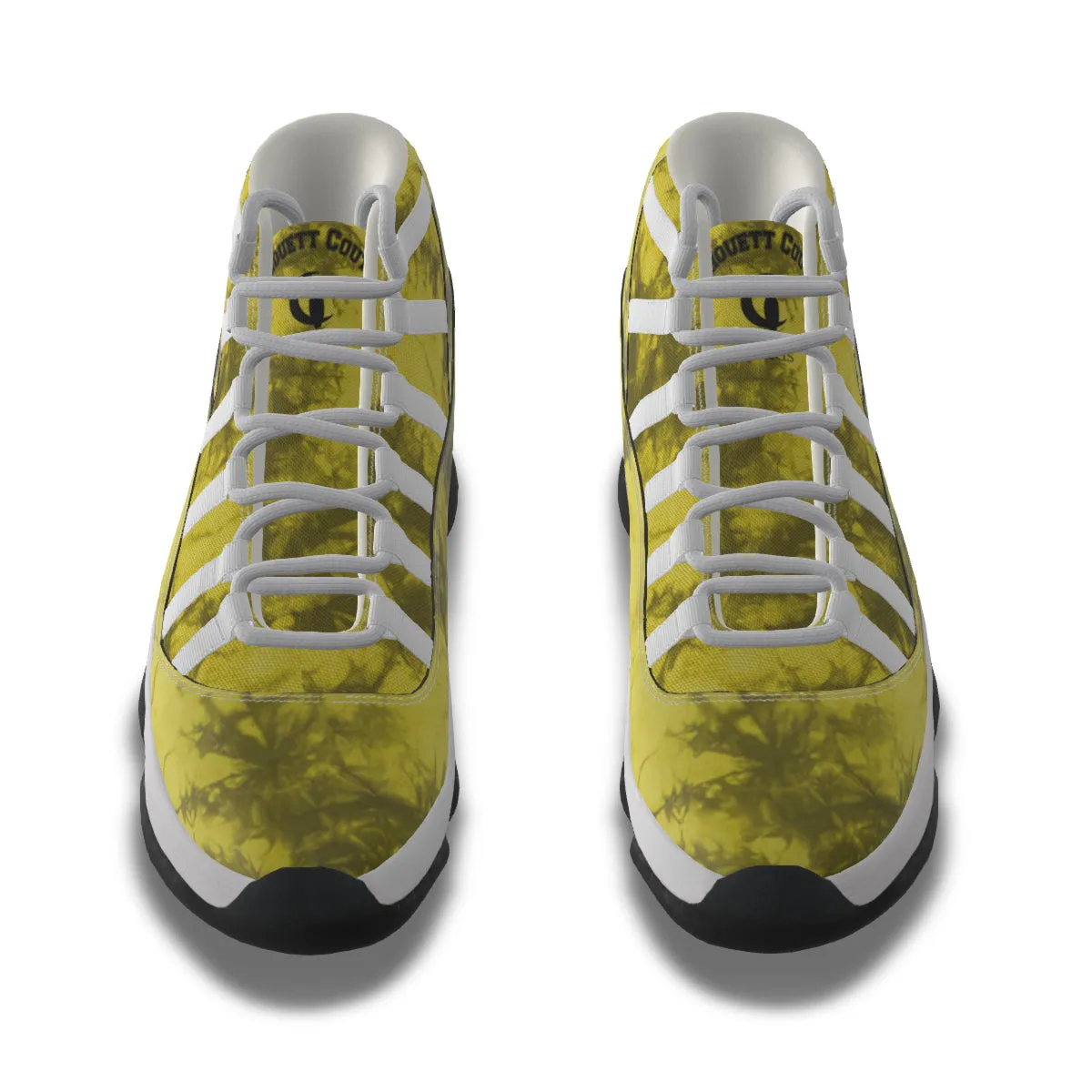 TIE DYE YLW High Top Basketball Shoes