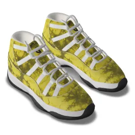 TIE DYE YLW High Top Basketball Shoes