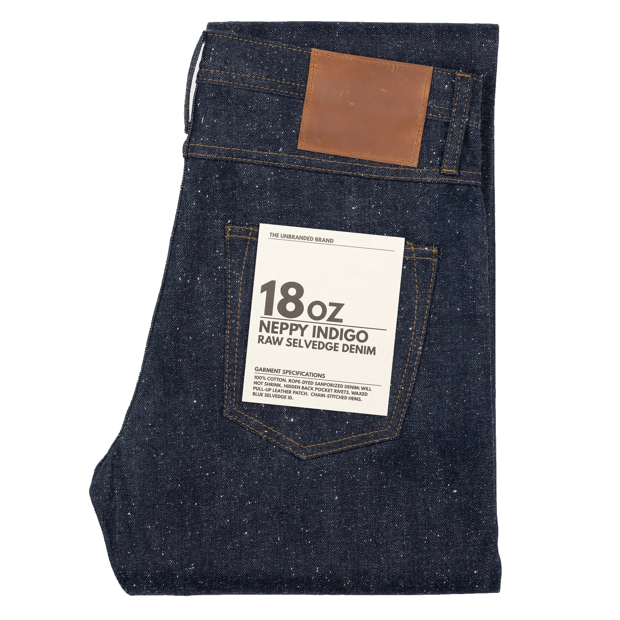 UB343 Straight  Fit - 18oz Neppy Selvedge