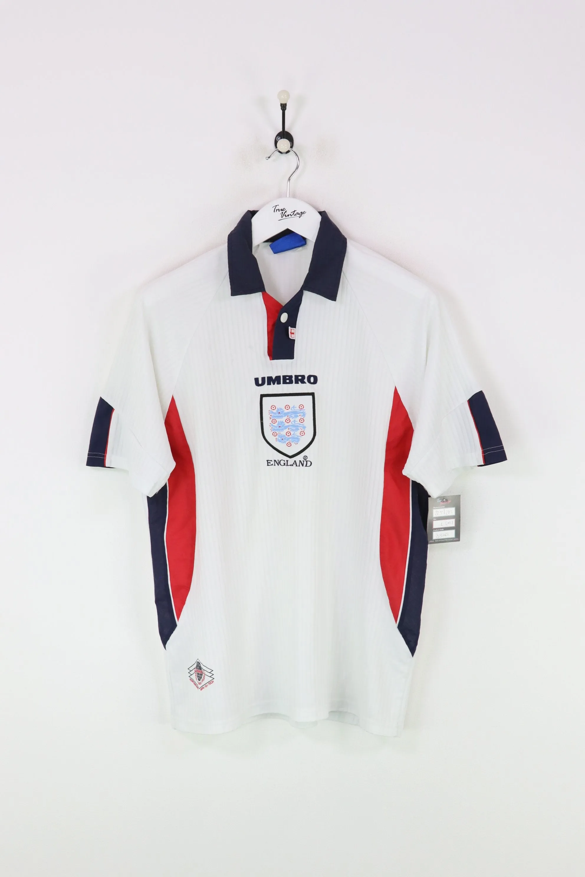 Umbro England Football Shirt White Large