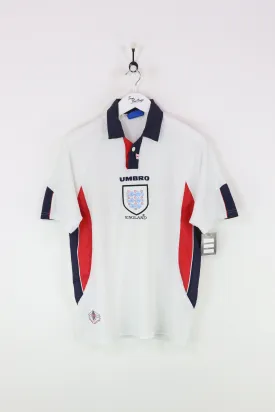 Umbro England Football Shirt White Large