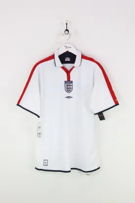 Umbro England Football Shirt White XL