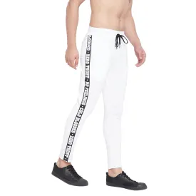 White Taped Sweatpants